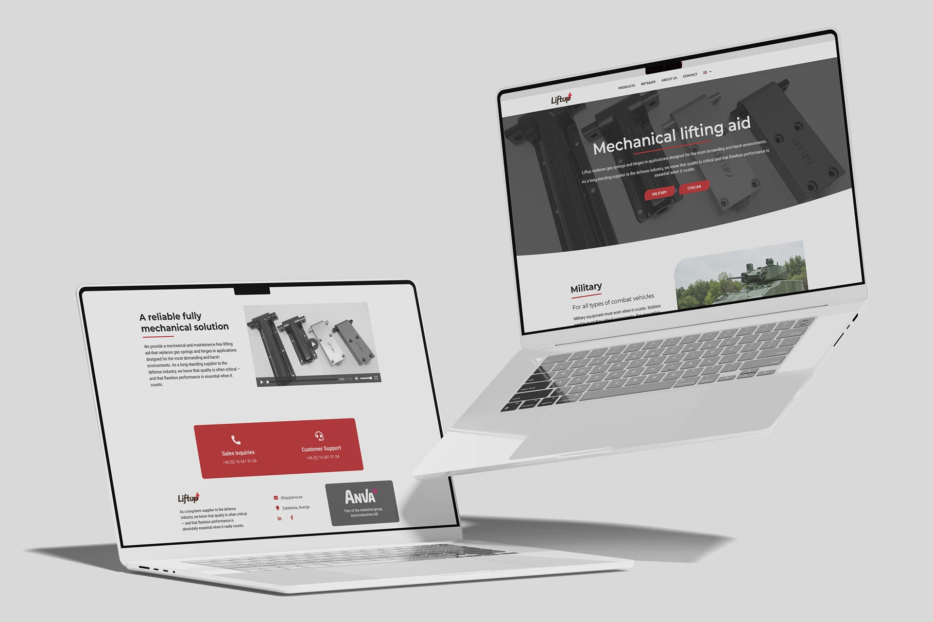 Portfolio - Liftup Mockup